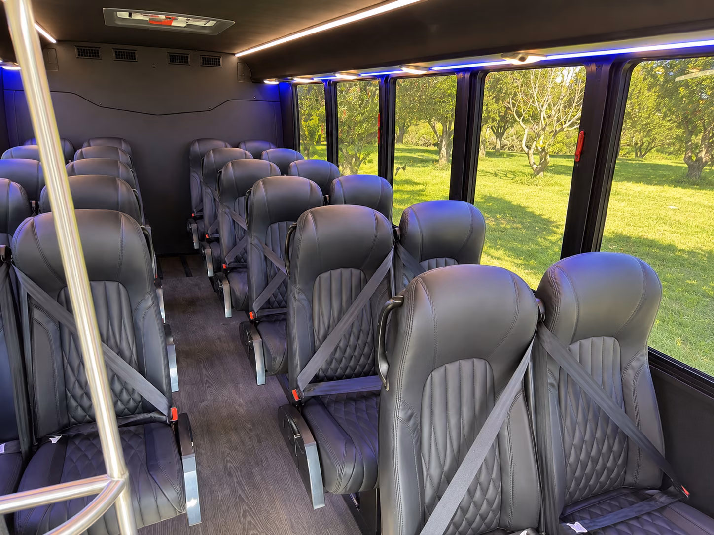hialeah 15 passenger minibus inside