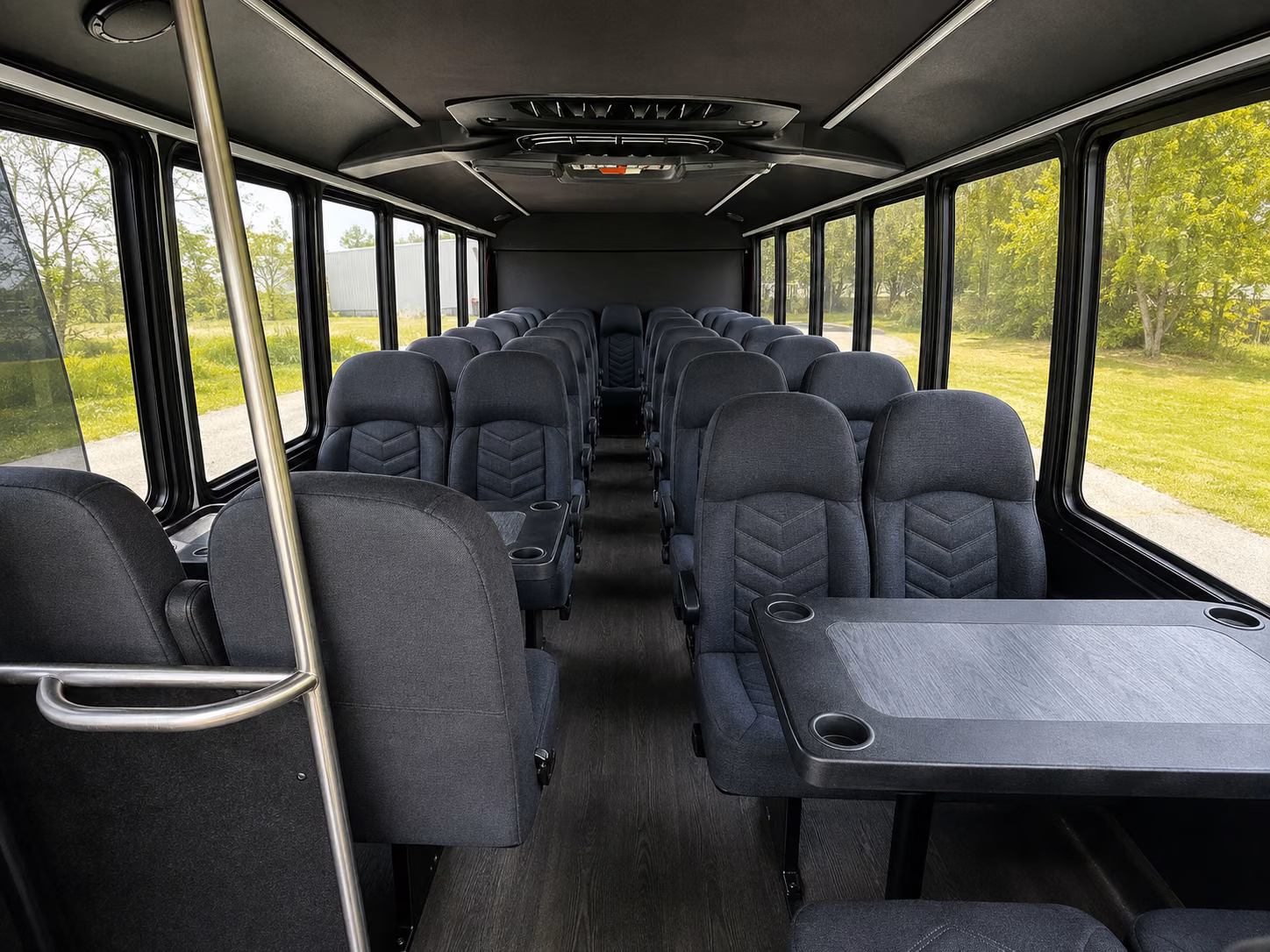 hialeah 18 passenger minibus inside