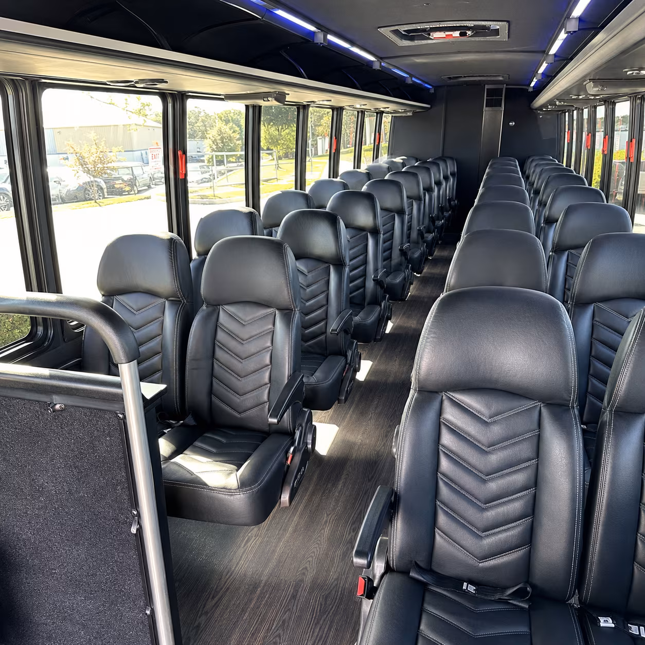 hialeah 25 passenger minibus interior