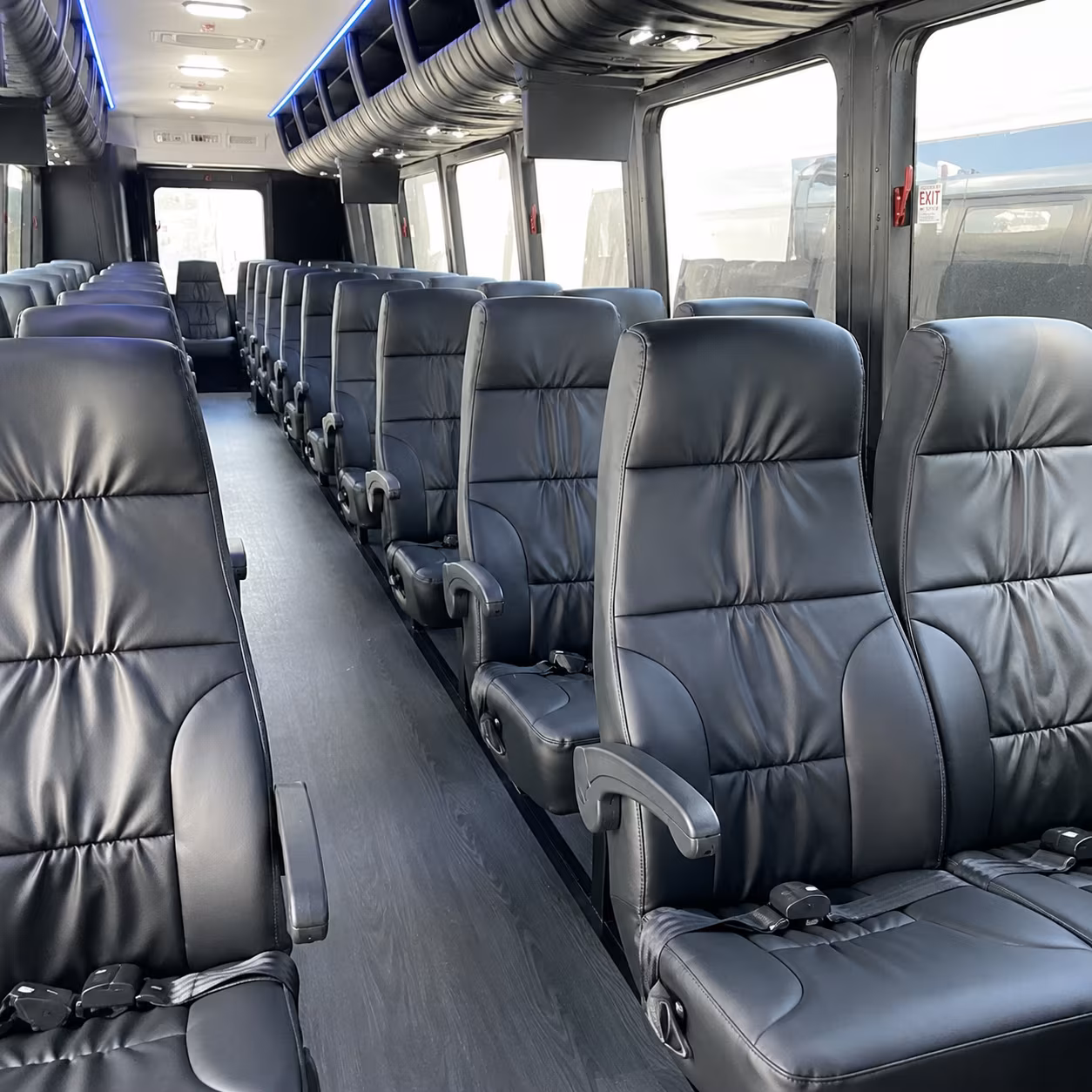 hialeah 30 passenger minibus inside