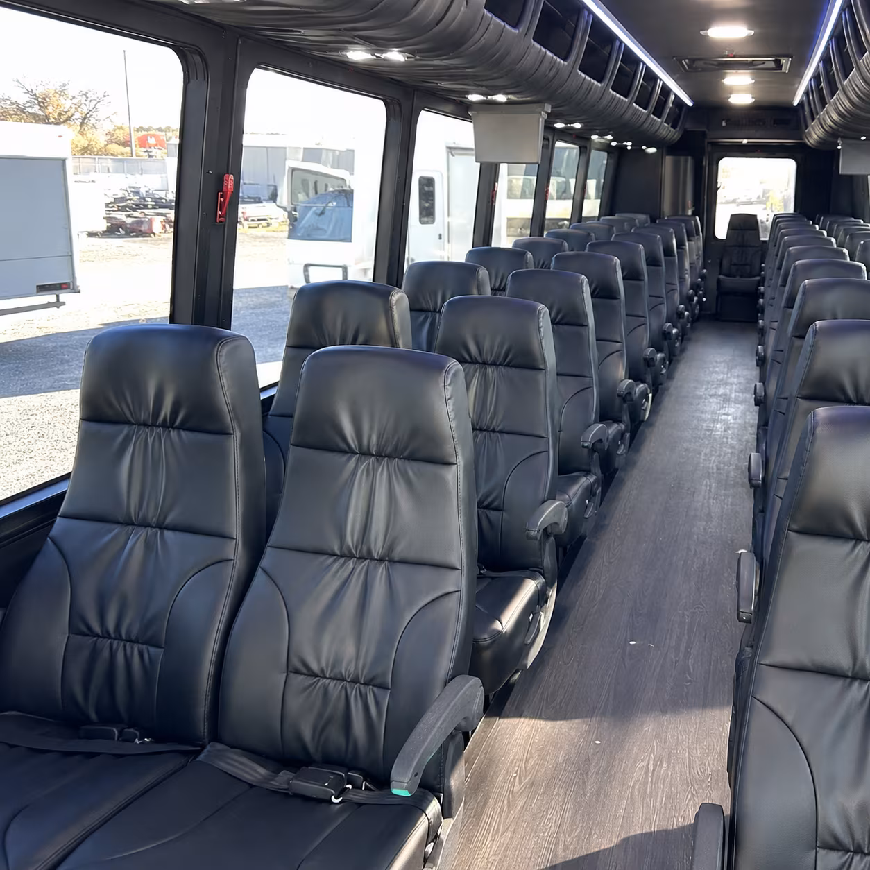 hialeah 35 passenger minibus interior