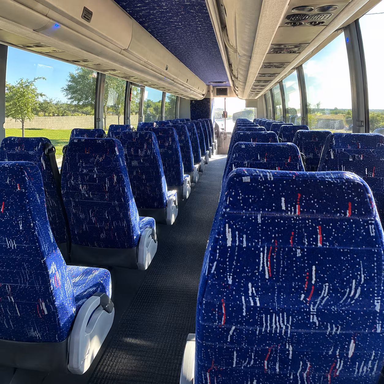 hialeah long distance transportation onboard seating