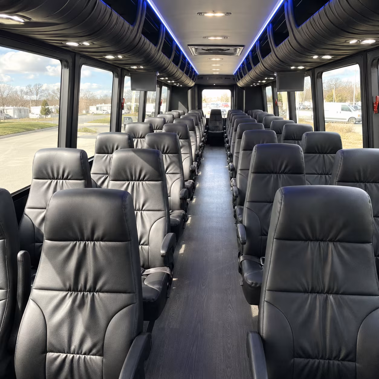 hialeah wine tour brewery transportation onboard seating